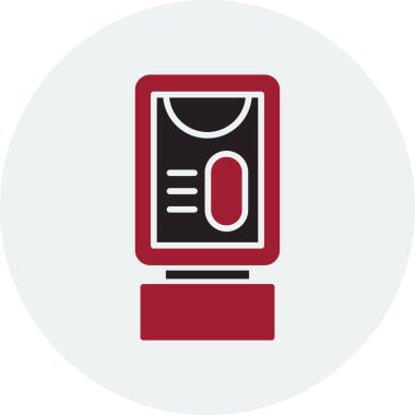 Açık hava reklam afişi Mupi 'nin temel çizgisi. 