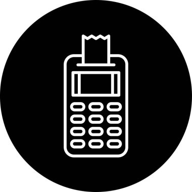 Pos Uçbirim Web simgesi vektör illüstrasyonu