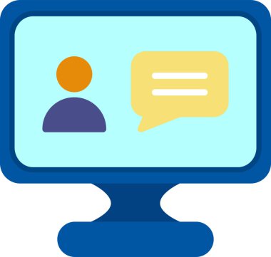 Online eğitim. Web simgesi basit tasarım