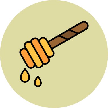 Tatlım. Web simgesi basit illüstrasyon 