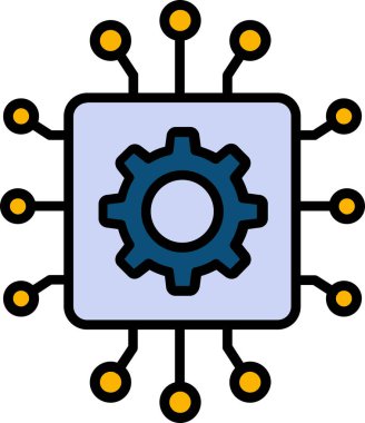 Dijital simge. Web tasarımı için özet çizim vektörü