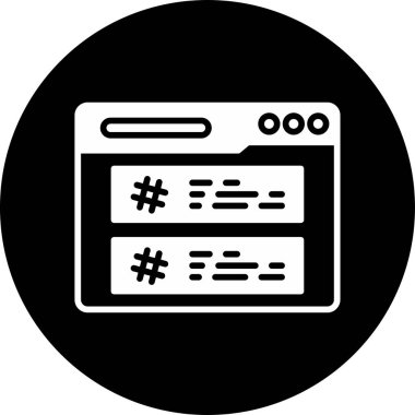 Moda web simgesi. vektör illüstrasyonu