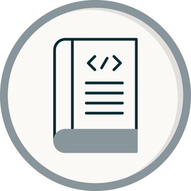 kitap simgesi, vektör illüstrasyonu basit tasarım