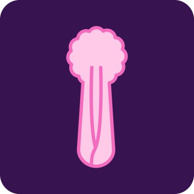 Kereviz ağ simgesi, vektör illüstrasyonu           