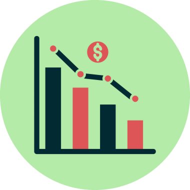 Durgunluk modern simgesinin vektör illüstrasyonu