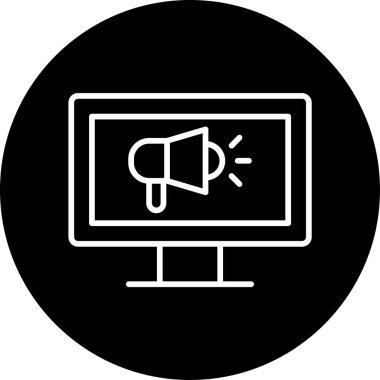 Eylem simgesine çağrı, vektör illüstrasyonu