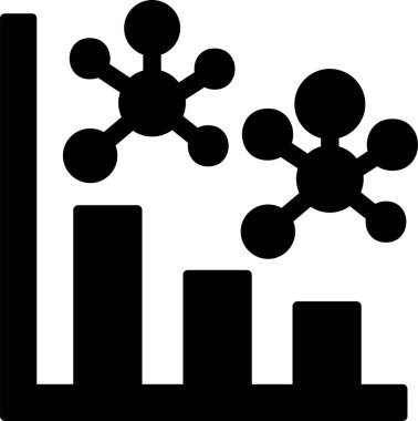 Histogram. Web simgesi basit illüstrasyon
