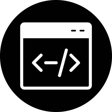 Tarayıcı modern simgesinin vektör illüstrasyonu