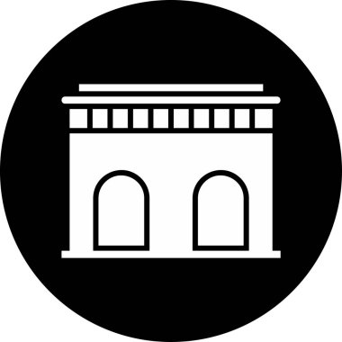 Kubbe. Web simgesi basit illüstrasyon