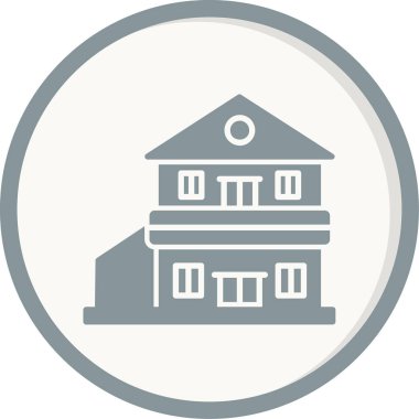 Malikane. Web simgesi basit illüstrasyon