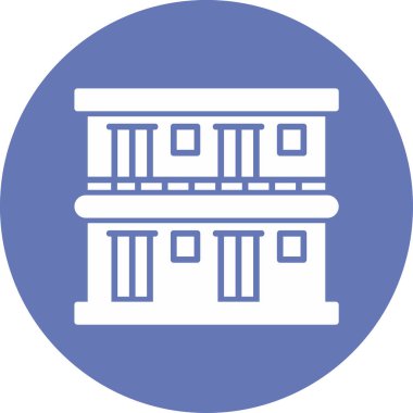 Motel simgesi ana hatlarıyla oluşturuluyor