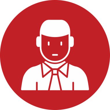 Erkek avatar. Web simgesi basit illüstrasyon