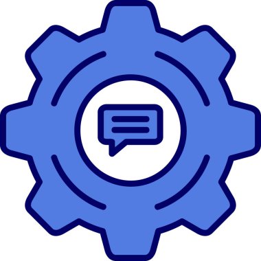 Tartışma. Web simgesi basit illüstrasyon