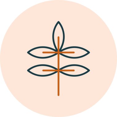 Yonca. Web simgesi basit illüstrasyon