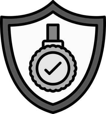 Garanti simgesi vektör illüstrasyonu 
