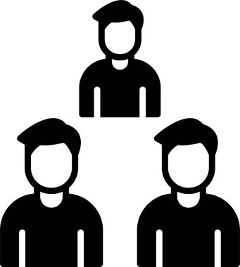 Takım. Web simgesi basit illüstrasyon 