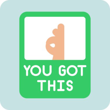 Simge vektör illüstrasyon tasarımı