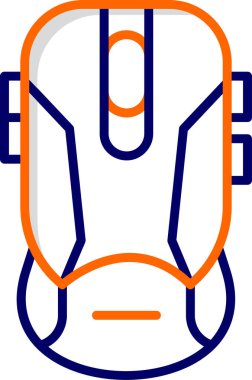 kablosuz fare ağ simgesi vektör çizimi