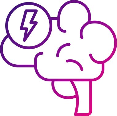 Stres web simgesi vektör illüstrasyonu