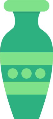 Vazo. Web simgesi basit illüstrasyon