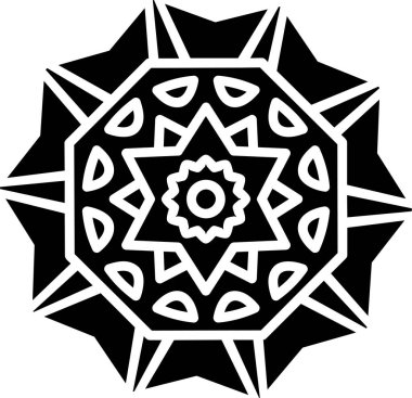 mandala tasarımı, web basit illüstrasyonu