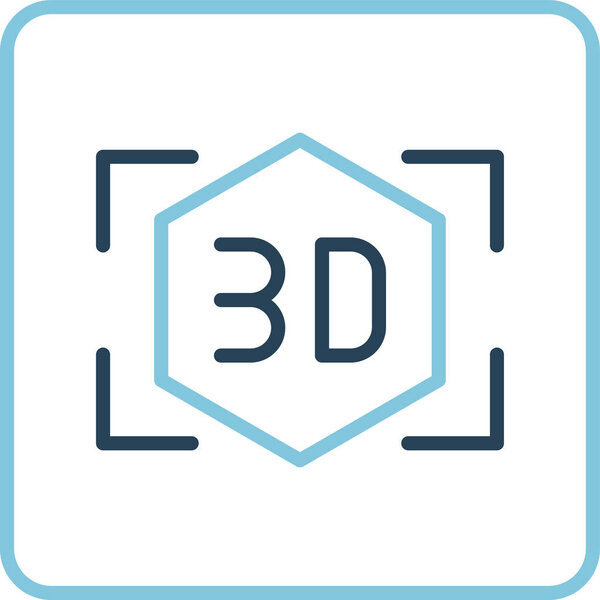3D. Простая иллюстрация

