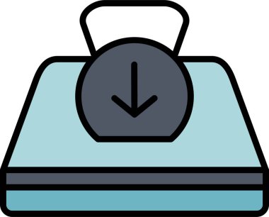 Dayanıklılık. Web simgesi basit illüstrasyon 