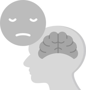 Üzücü. Web simgesi basit illüstrasyon 