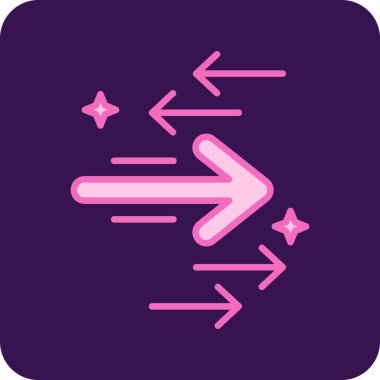 Basit oklar. Web simgesi illüstrasyonu