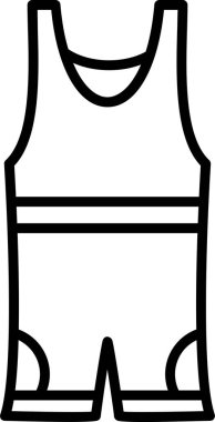 giysi simgesi basit illüstrasyon