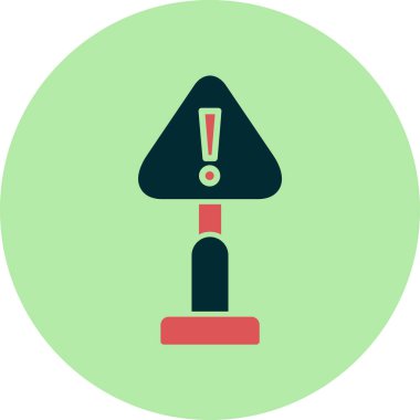 uyarı simgesi vektör illüstrasyonu