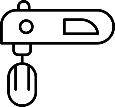 Karıştırıcı web simgesi basit illüstrasyon