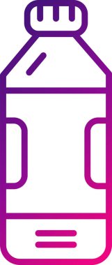 su şişesi simge vektör çizim