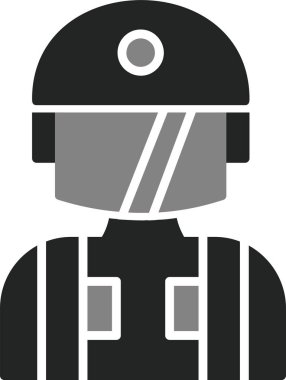 Swat Web simgesi vektör çizimi