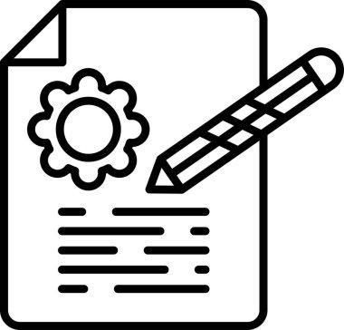 Sözleşmeli ağ simgesi, vektör illüstrasyonu