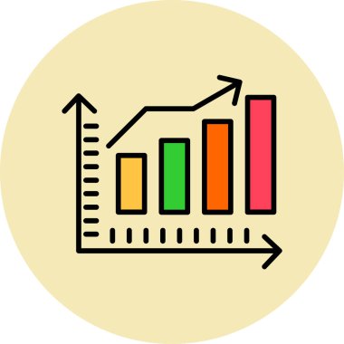 Çizelge. Web simgesi basit illüstrasyon 