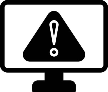 Hata modern simgesinin vektör illüstrasyonu