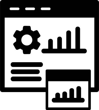 Soyut bir bükülme ile bir kullanıcı veri simgesinin vektör illüstrasyonu.