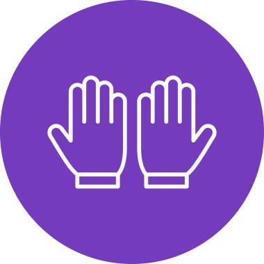 Dua et web simgesi vektör illüstrasyonu