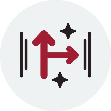 Basit oklar. Web simgesi illüstrasyonu