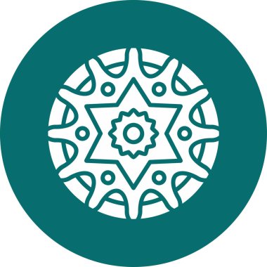 mandala tasarımı, web basit illüstrasyonu