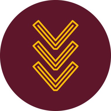 Basit oklar. Web simgesi illüstrasyonu