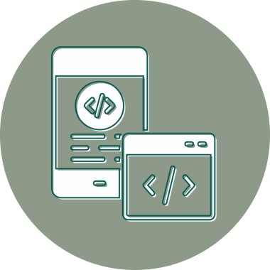 düzenle. Web simgesi basit illüstrasyon