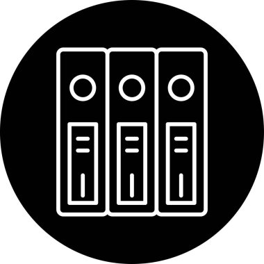 Klasörler. Web simgesi basit illüstrasyon