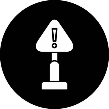 uyarı simgesi vektör illüstrasyonu