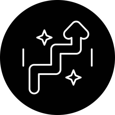 Basit oklar. Web simgesi illüstrasyonu