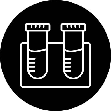 lab test tüpleri ikon vektör illüstrasyonuName