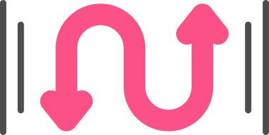 Basit oklar. Web simgesi illüstrasyonu