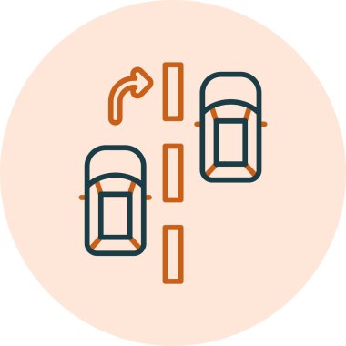 Solla. Web simgesi basit tasarım