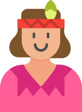 Hintli. Web simgesi basit illüstrasyon